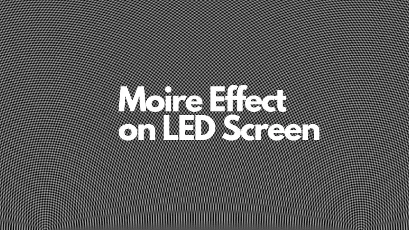 efek moire videotron