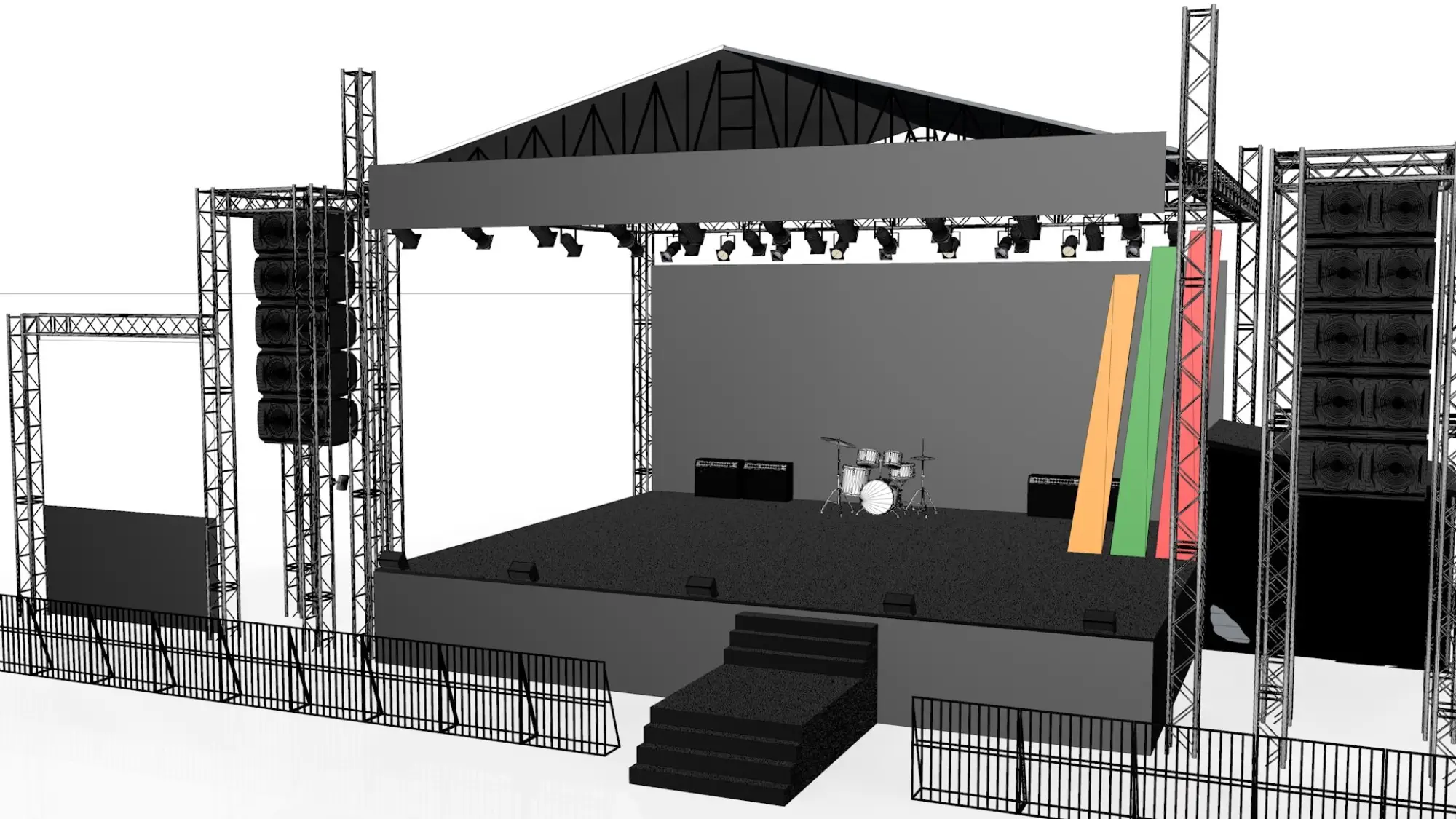 skema panggung rigging