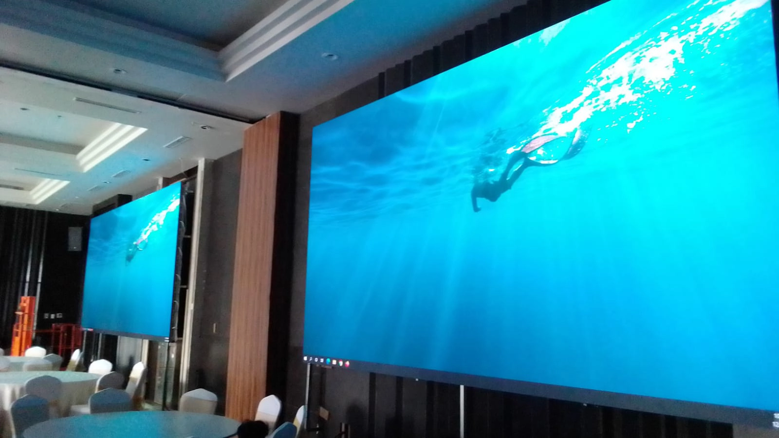 videotron dipasang dibawah air bisakah