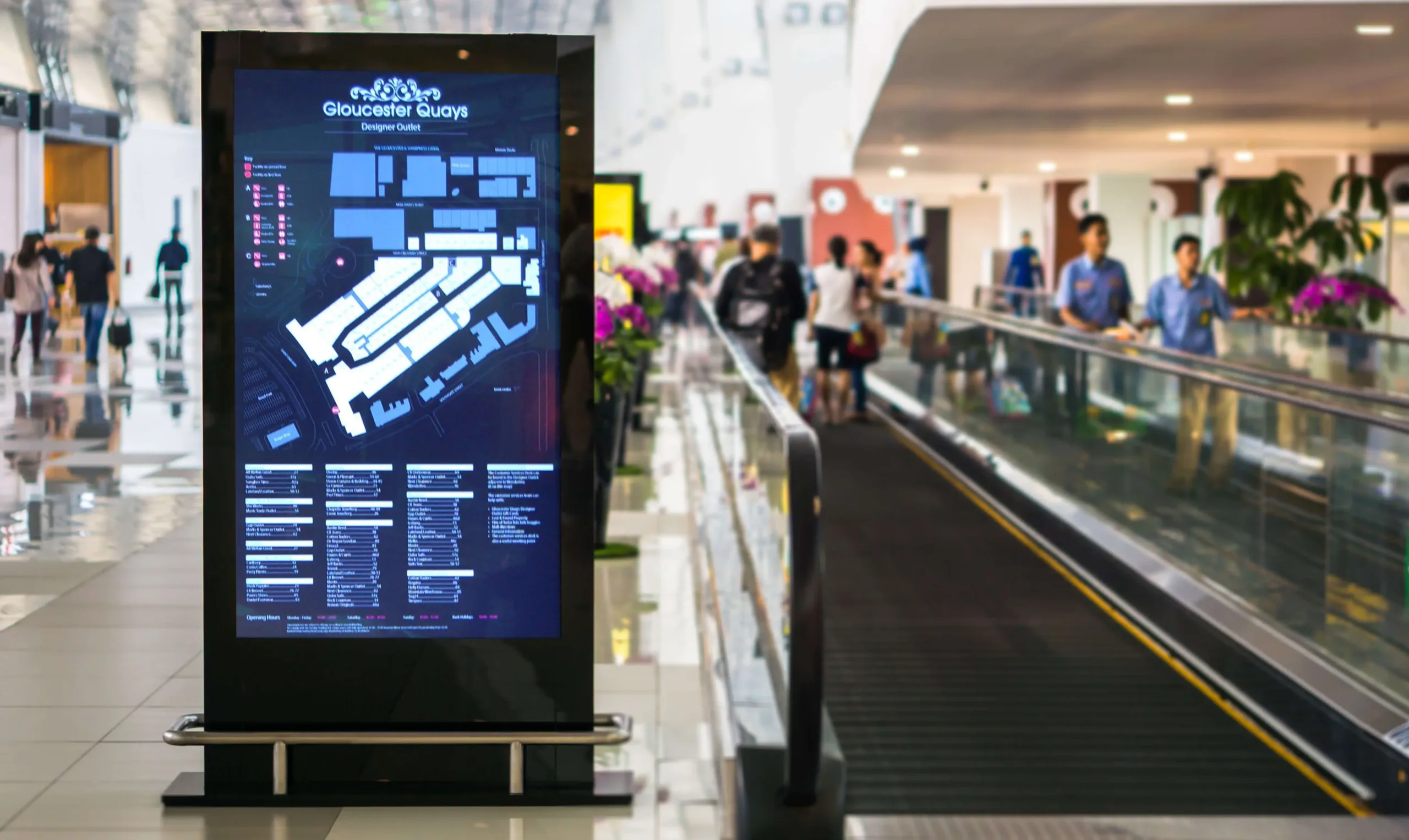 videotron wayfinding di bandara