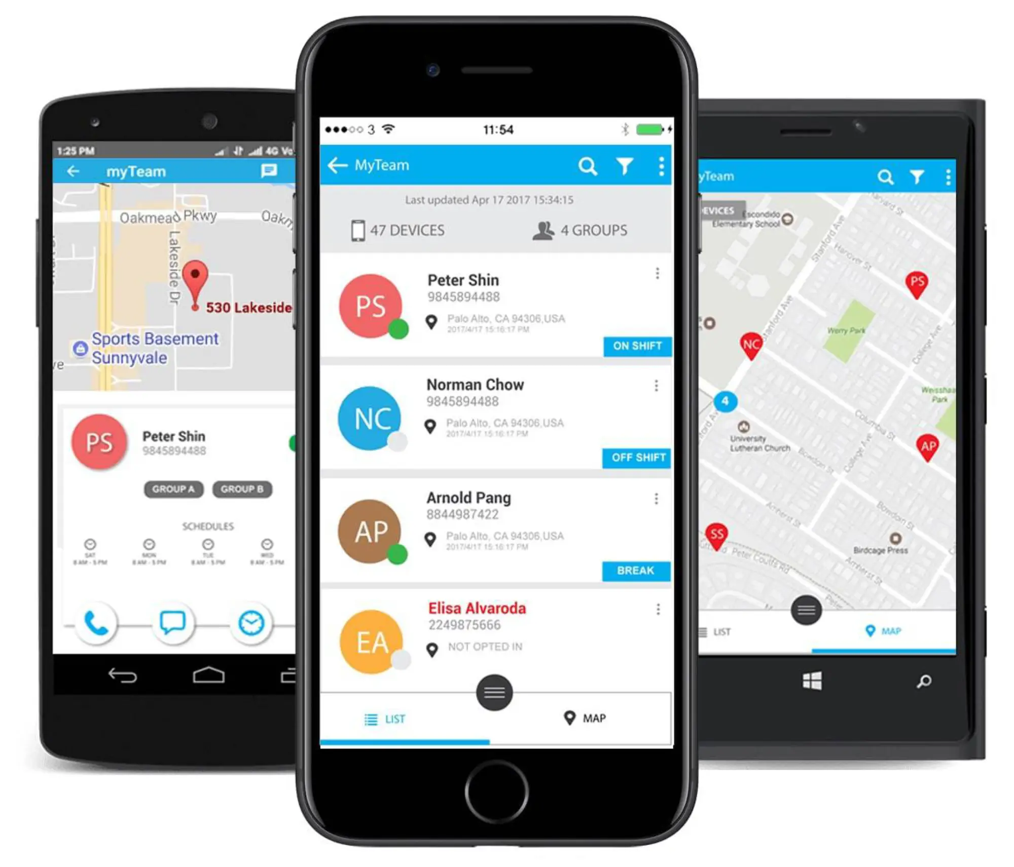 GPS tracking dalam aplikasi Command Center