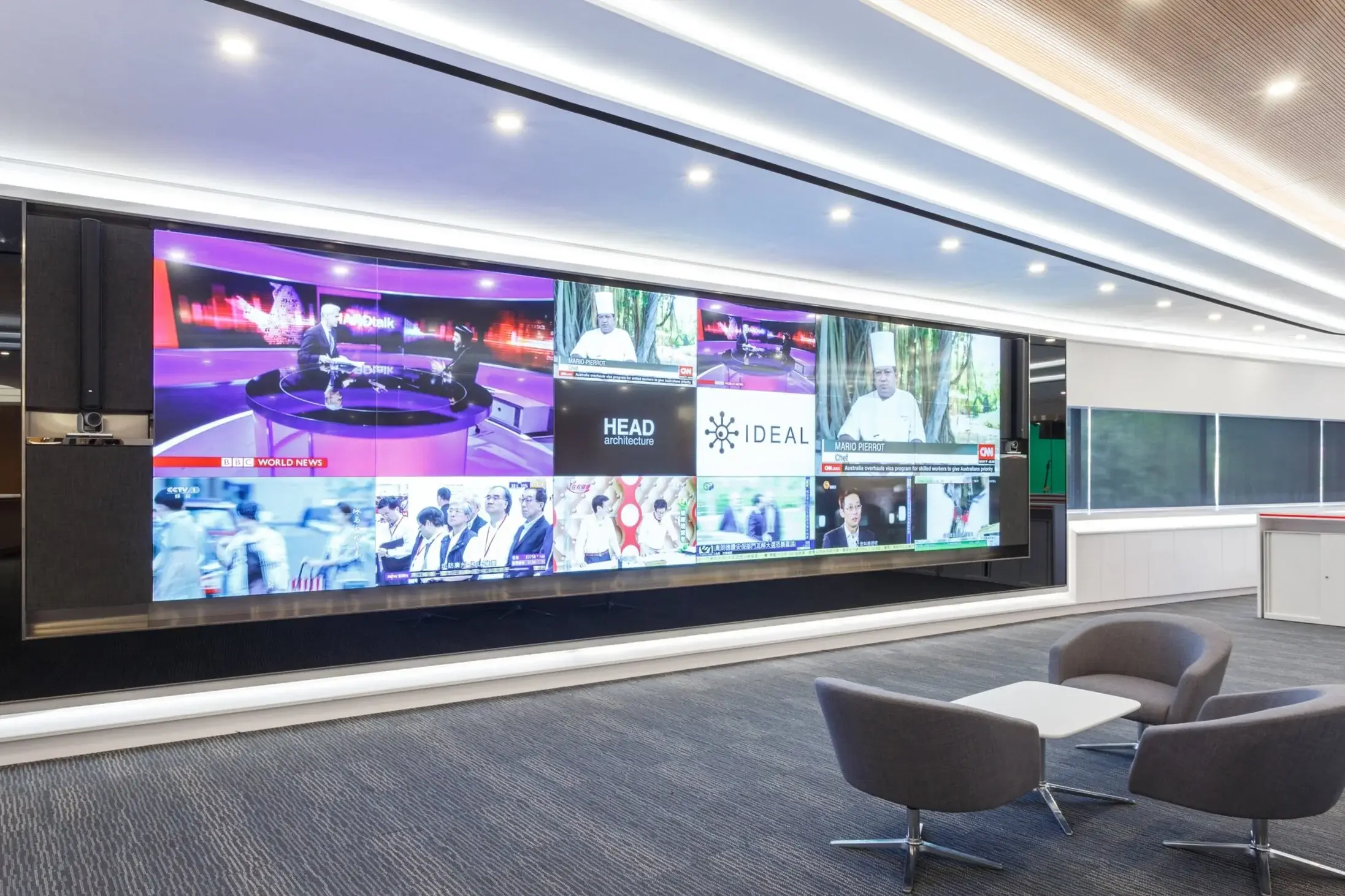 Jarak Pandang Ideal Operator ke Video Wall