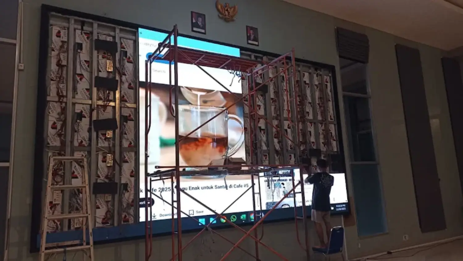 pemasangan videotron