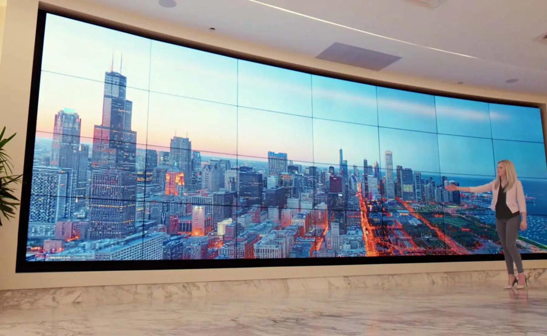 video wall display