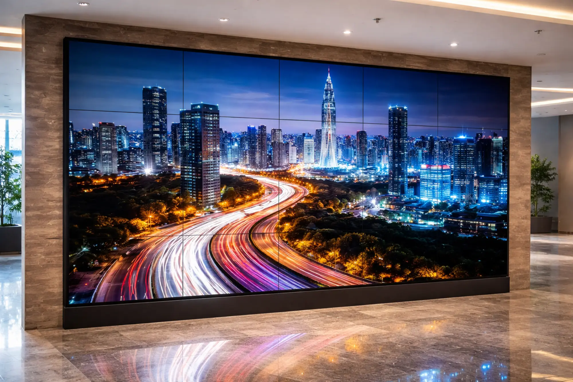 LED Video Wall Lobby Kantor