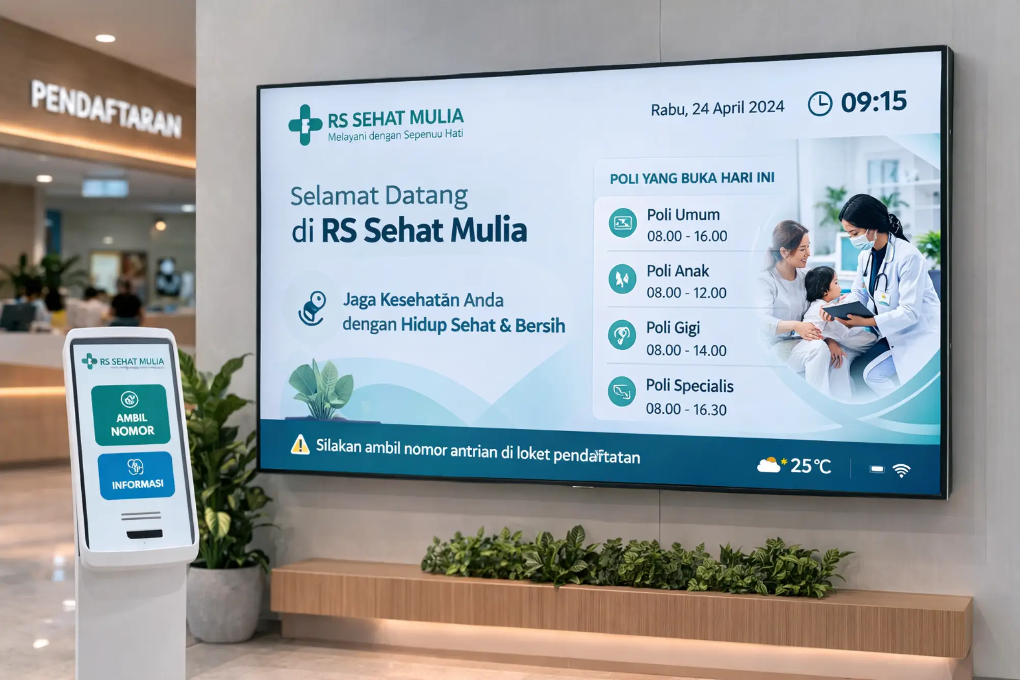 Manfaat Digital Signage untuk Rumah Sakit