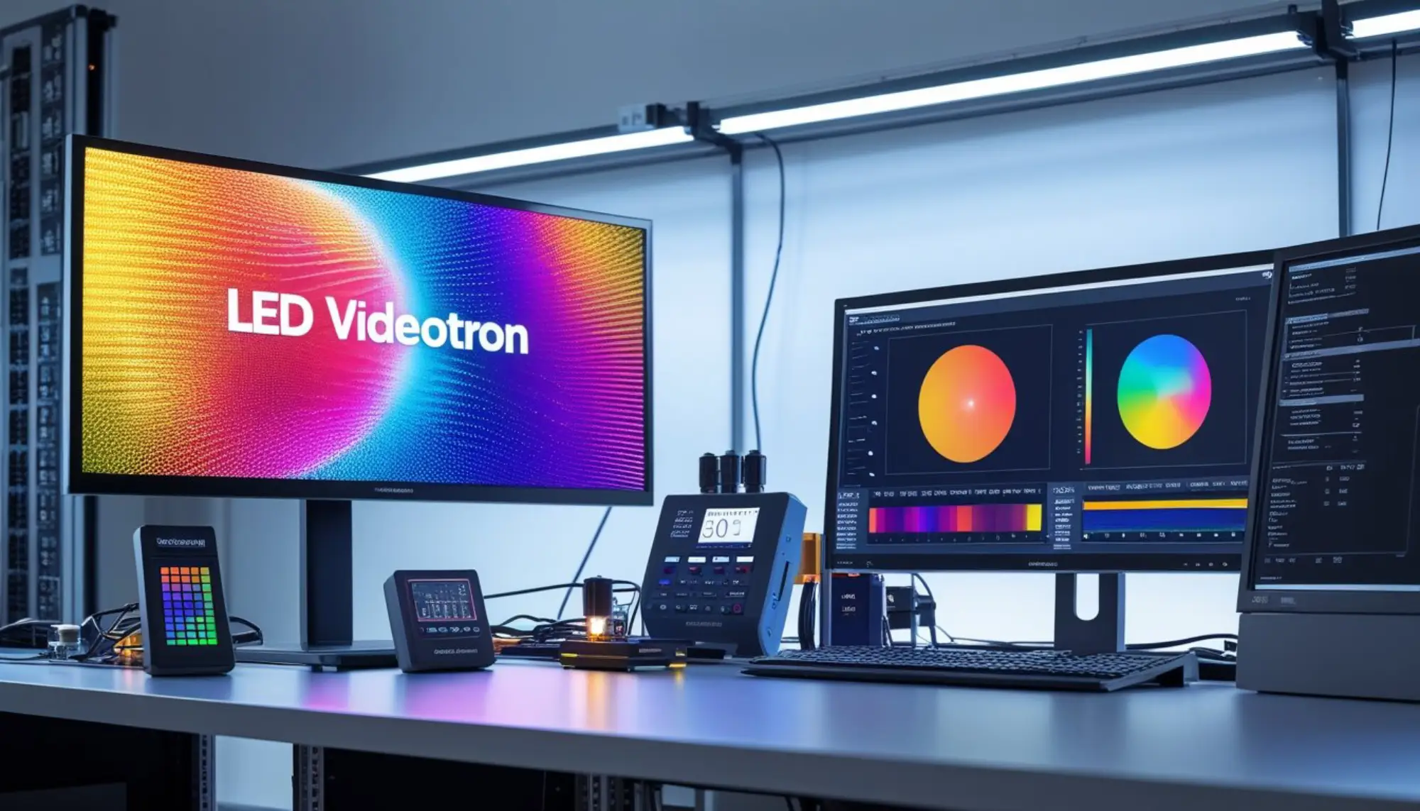 kalibrasi warna pada videotron