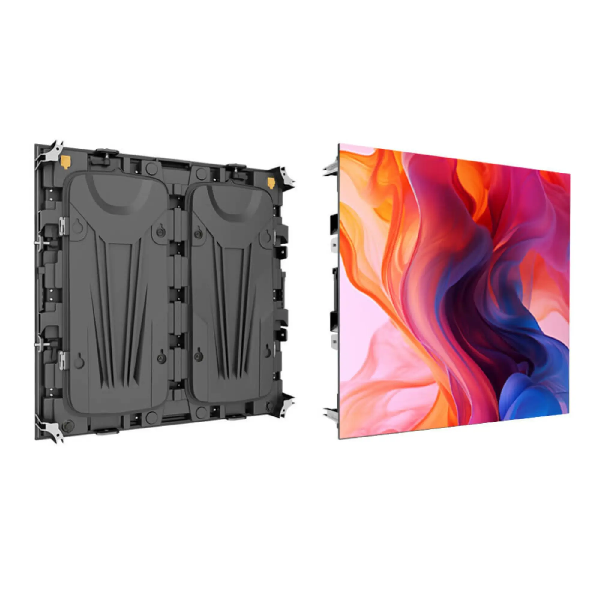 lama proses instalasi sebuah LED screen panel raksasa