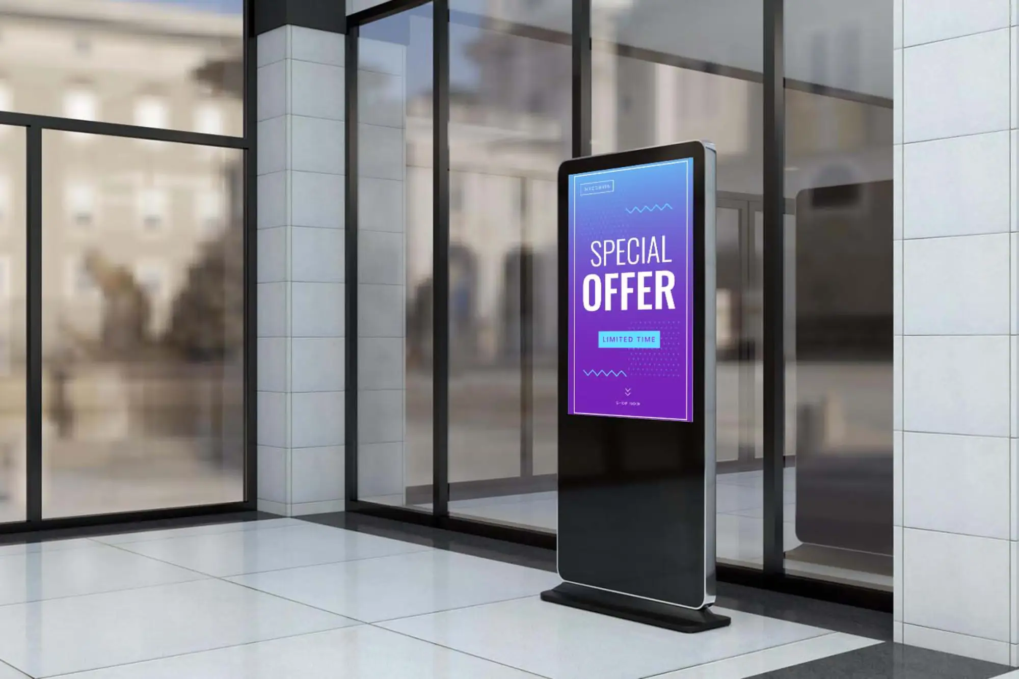 perbedaan digital signage display dan TV biasa