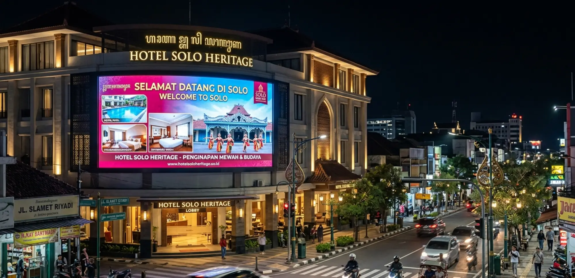 videotron untuk hotel Solo