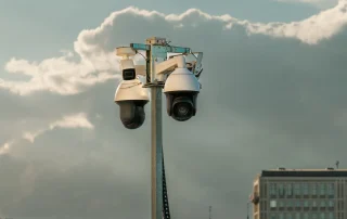 CCTV perbatasan wilayah untuk pengawasan keamanan